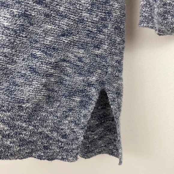 Marine Layer Nantucket Cardigan Navy Heather Size S Cotton Marled Lightweight - Picture 7 of 10